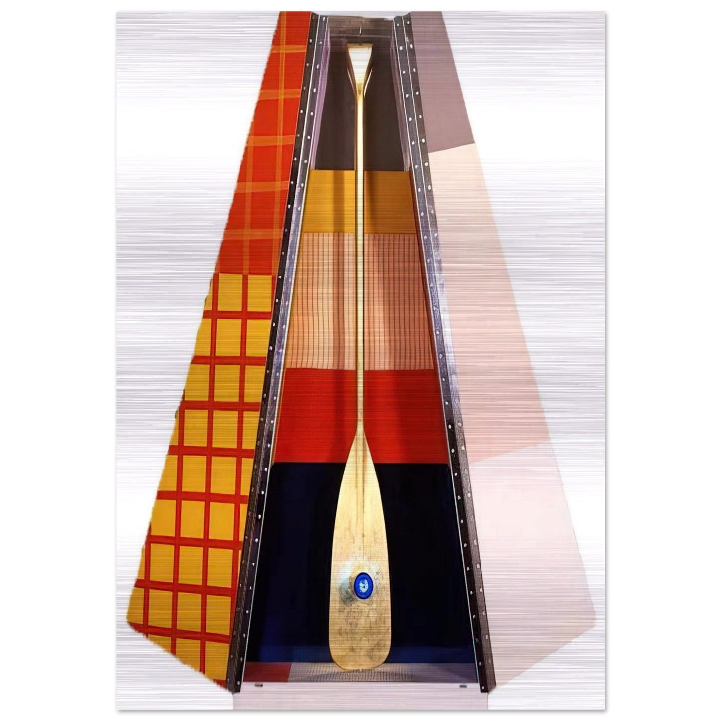 PUBLICON STATION I 1978 - Robert Rauschenberg Brushed Aluminum Print - 70x100 cm / 28x40 inches | Robert Rauschenberg Aluminum Print | Robert Rauschenberg Prints