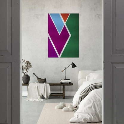 Untitled Mostly Mozart Festival - 1971 - Larry Zox Brushed Aluminum Print - 70x100 cm / 28x40 inches | Larry Zox Aluminum Print | Larry Zox Prints