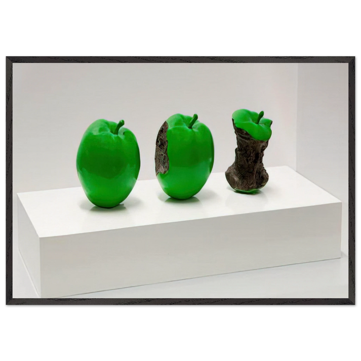 2 Minutes 33 Seconds - 1990 - Billy Apple 70x100 cm / 28x40 inches Framed Art Print – Black Wooden Frame
