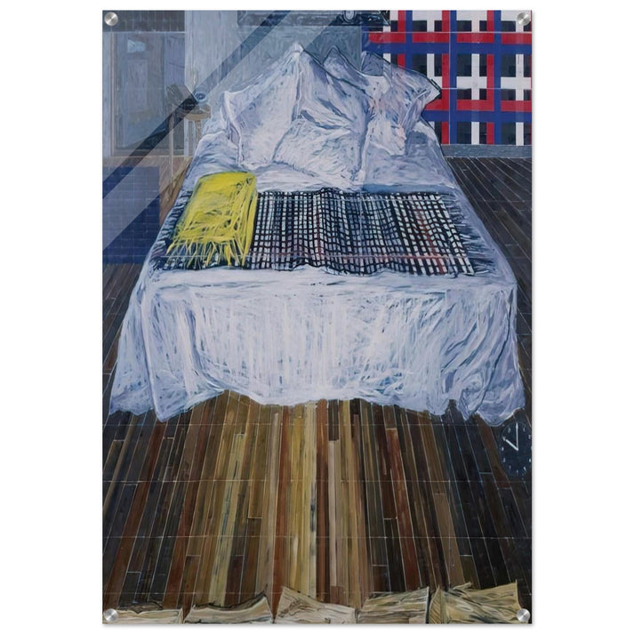 Ten P.M. - 1992 - Jennifer Bartlett Acrylic Print - 70x100 cm / 28x40″ inches | Jennifer Bartlett Wall Art | Jennifer Bartlett Prints