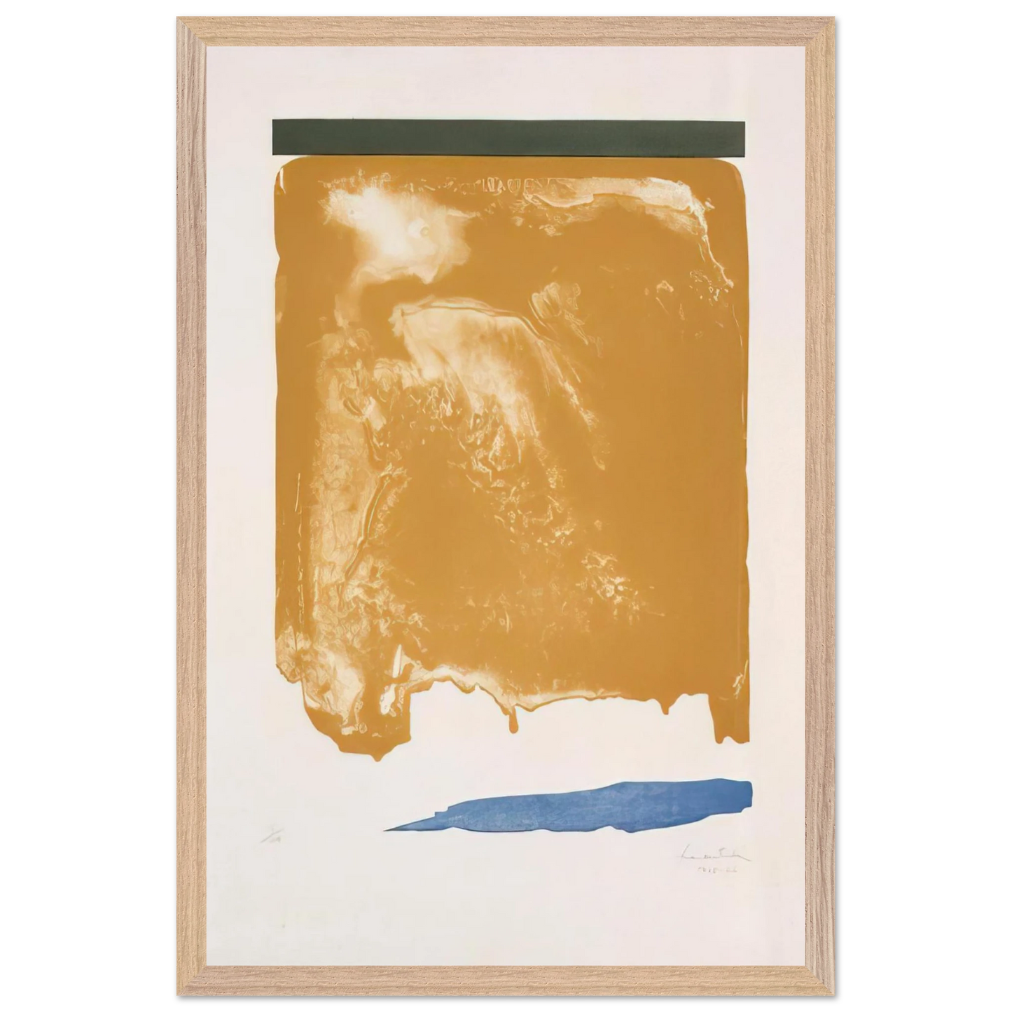 Helen Frankenthaler - Persian Garden - 1966 Wall art - 21x29.7 cm / 8x12" - Fine Art Poster-canvas - -