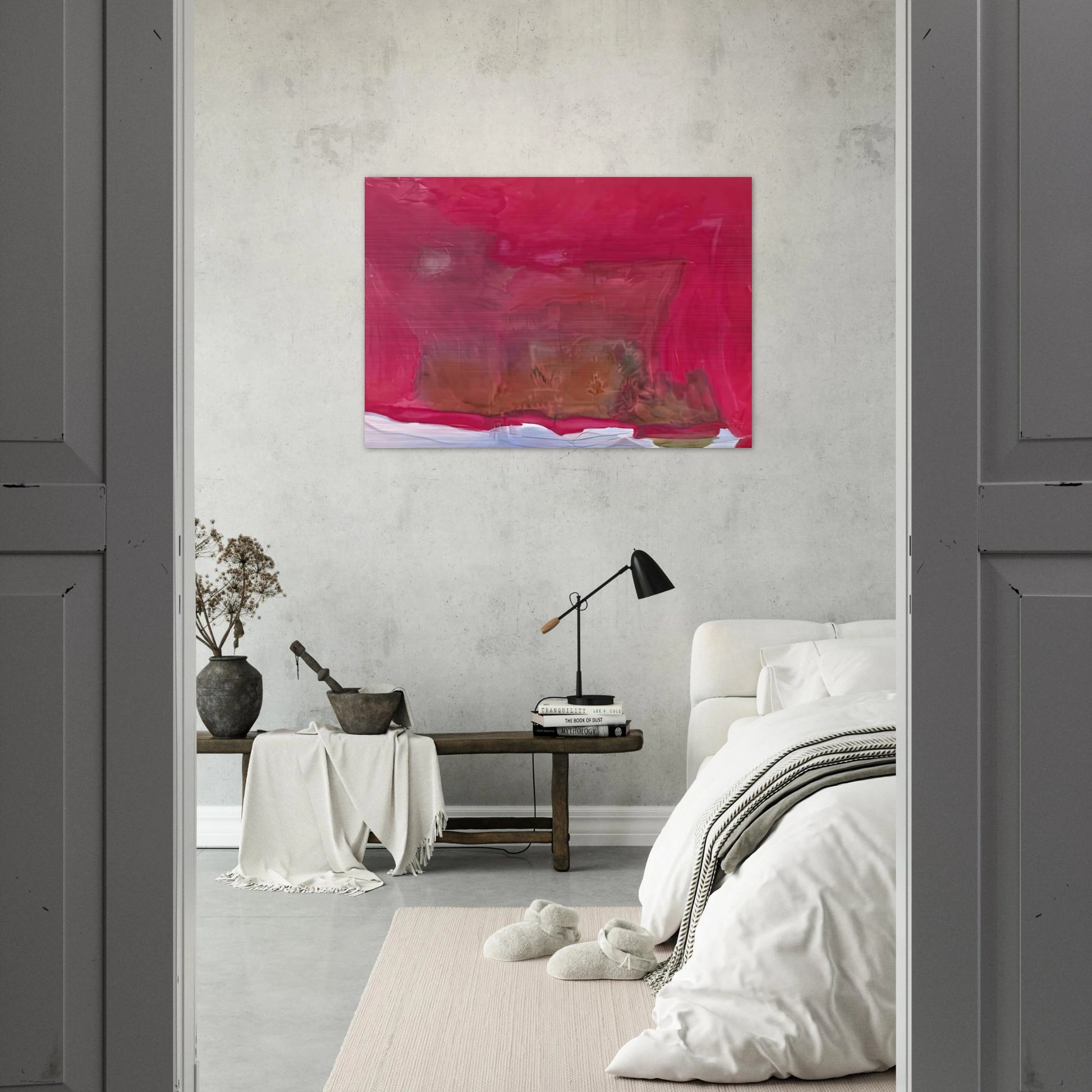 Renaissance, 1971- - Helen Frankenthaler Brushed Aluminum Print - 70x100 cm / 28x40 inches | Helen Frankenthaler Aluminum Print | Helen Frankenthaler Prints