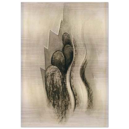 Drawing XIII - Georgia O'Keeffe Brushed Aluminum Print - 70x100 cm / 28x40 inches | Georgia O'Keeffe Aluminum Print | Georgia O'Keeffe Prints