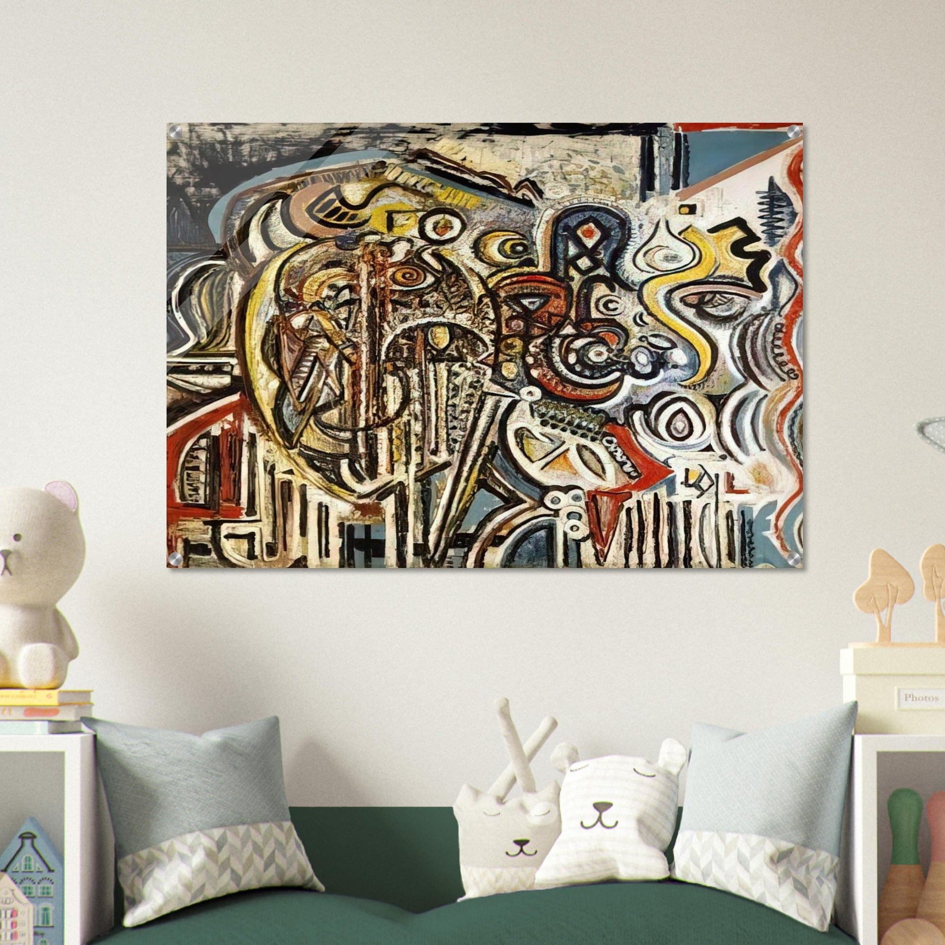 Portrait of Pegeen - Richard Pousette-Dart Acrylic Print - 70x100 cm / 28x40″ inches
