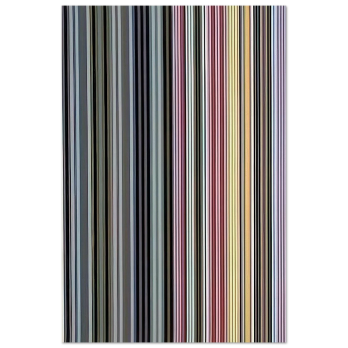 Alice Tully Hall Sampler - 1961 - Gene Davis Art Prints - 100x150 cm / 40x60″ inches | Gene Davis Poster | Gene Davis Prints