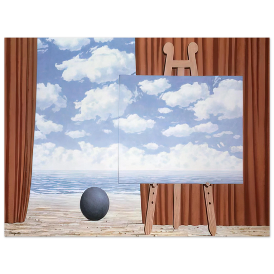 Rene Magritte - THE FAIR CAPTIVE 1965  75x100 cm / 30x40inches Fine Art Poster