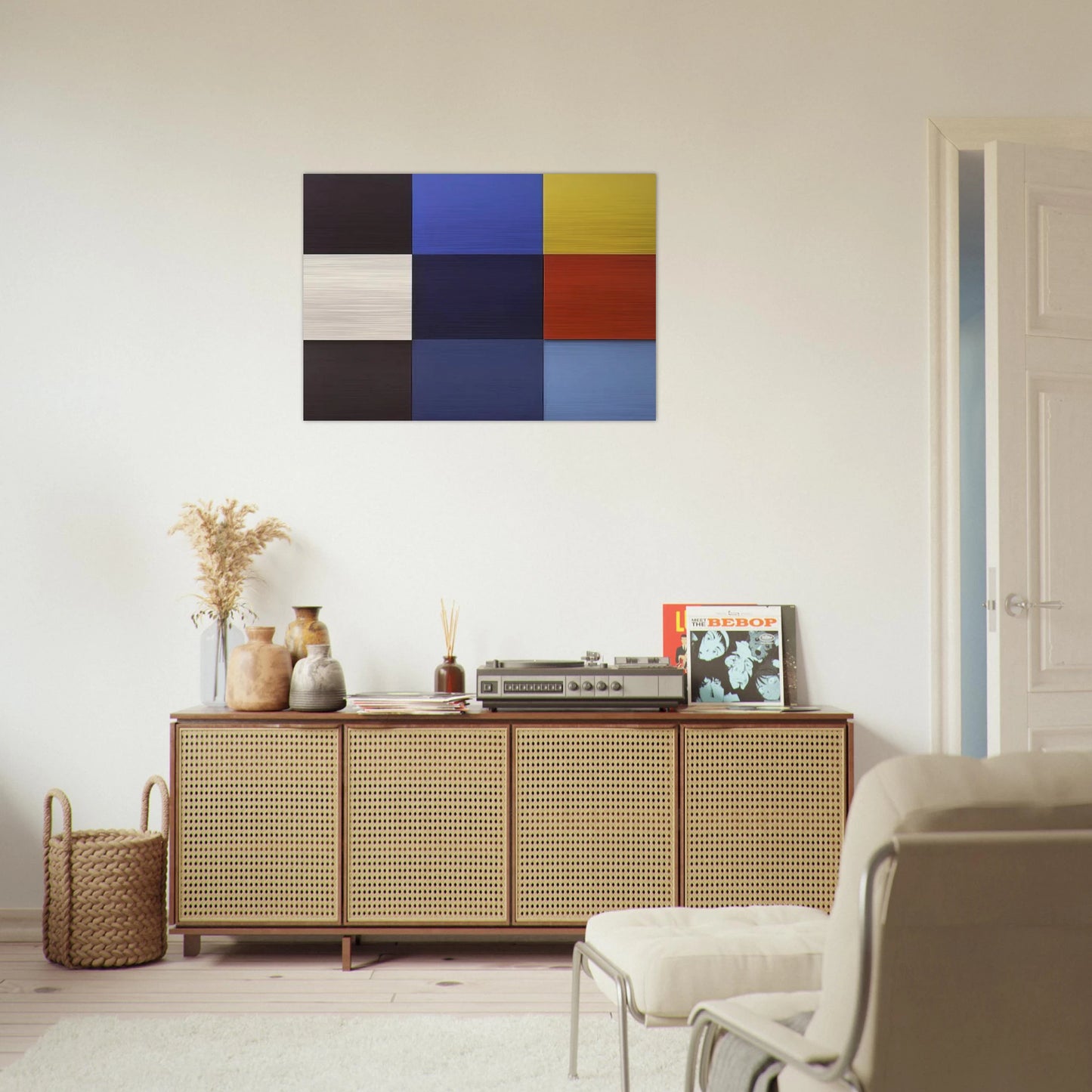 M‚diterann‚e - Ellsworth Kelly Brushed Aluminum Print - 70x100 cm / 28x40 inches | Ellsworth Kelly Aluminum Print | Ellsworth Kelly Prints