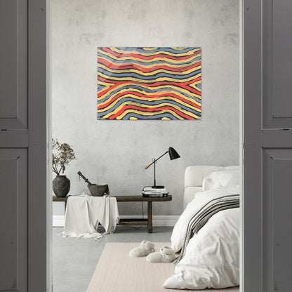 Worm Dreaming - 1997 - Clifford Possum Tjapaltjarri Acrylic Print - 70x100 cm / 28x40″ inches