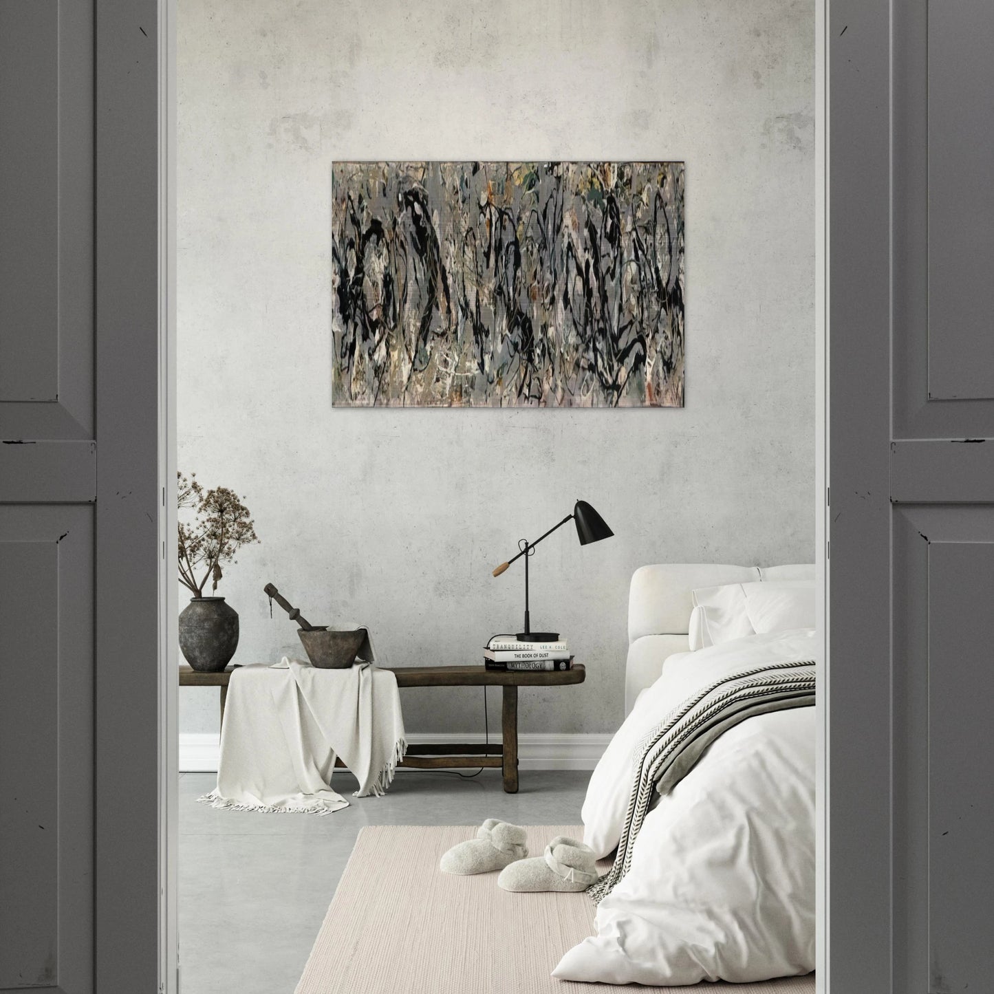 NUMBER 10 1949 - Jackson Pollock Brushed Aluminum Print - 70x100 cm / 28x40 inches | Jackson Pollock Aluminum Print | Jackson Pollock Prints
