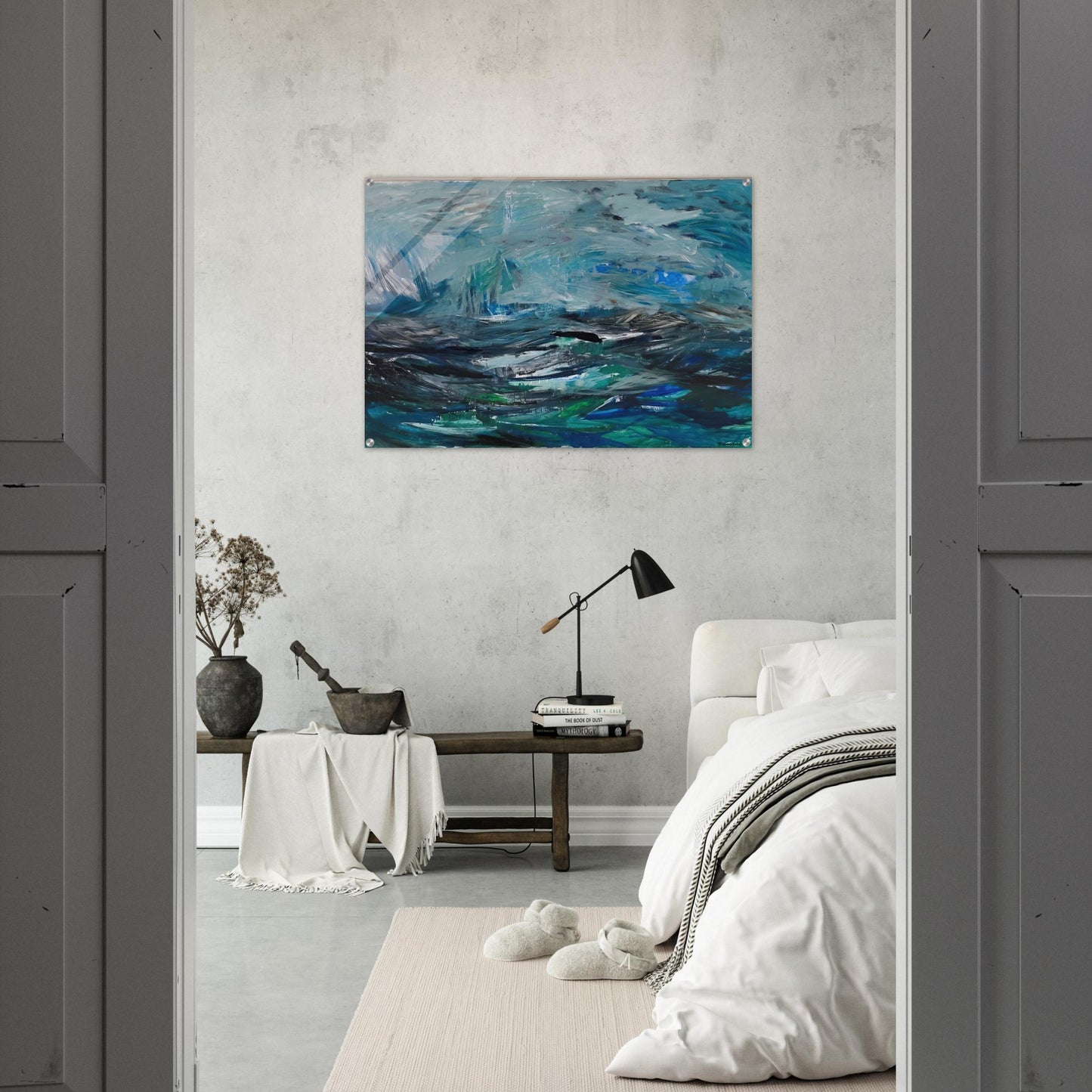 Abstract Sea - 1963 - Tove Jansson Acrylic Print - 70x100 cm / 28x40″ inches