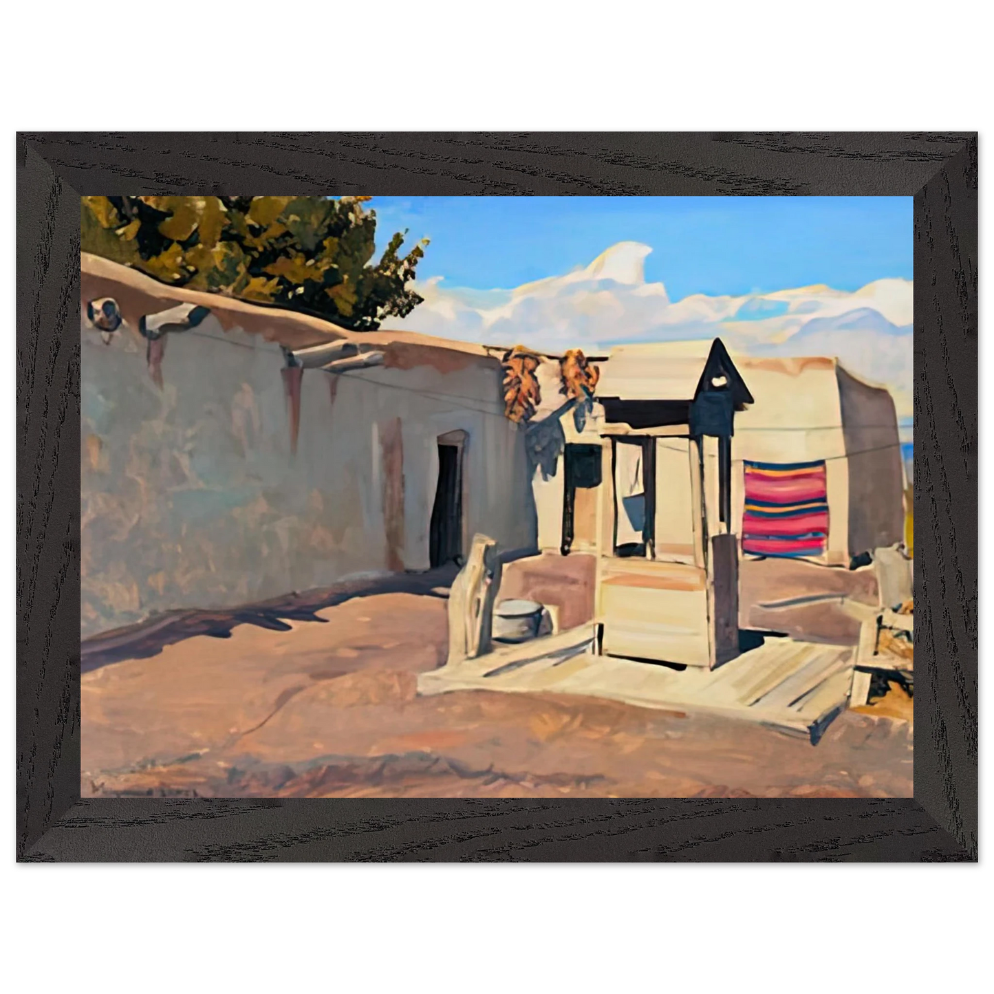 Maynard Dixon - OLD PATIO 1931 Wall art - 30x40 cm / 12x16 inches - Fine Art Poster-canvas - -