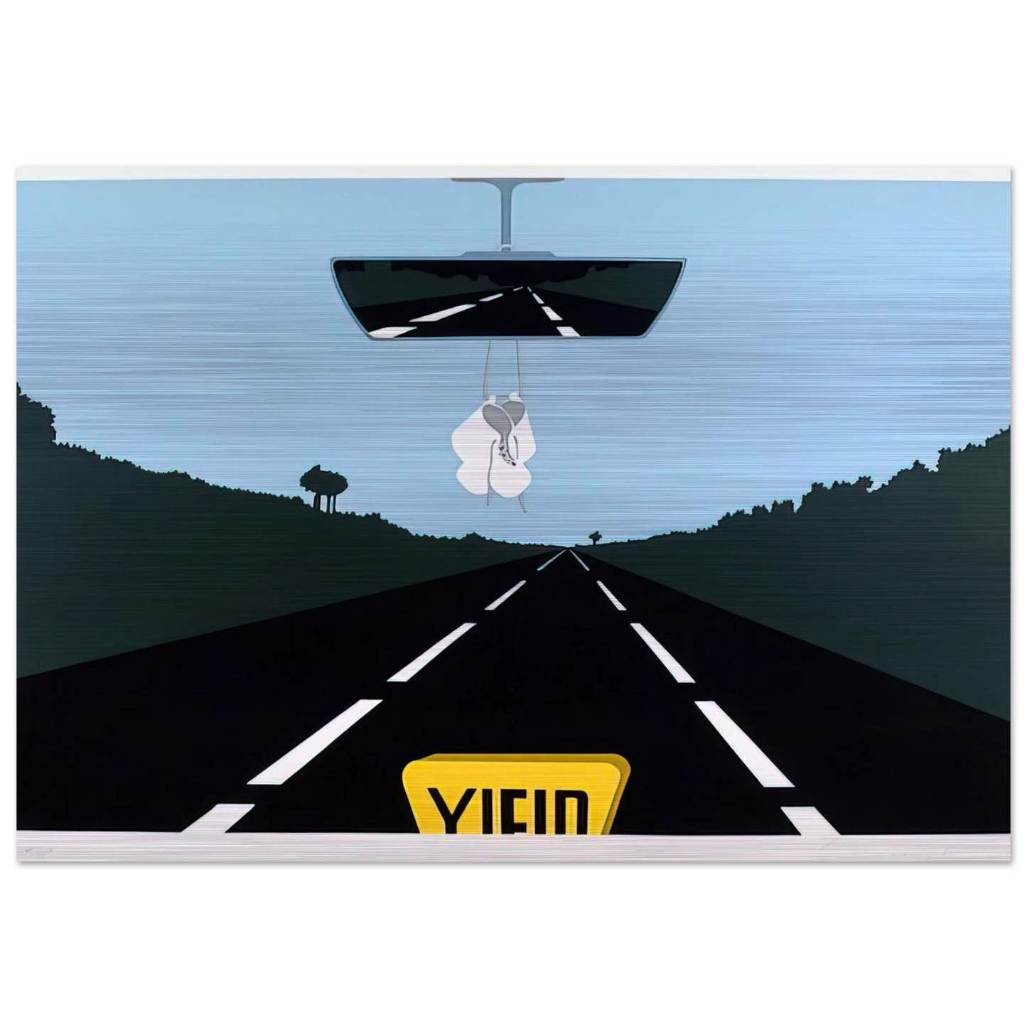 The Holy Family - Pop Art - Allan D Arcangelo Brushed Aluminum Print - 70x100 cm / 28x40 inches | Allan D Arcangelo Aluminum Print | Allan D Arcangelo Prints