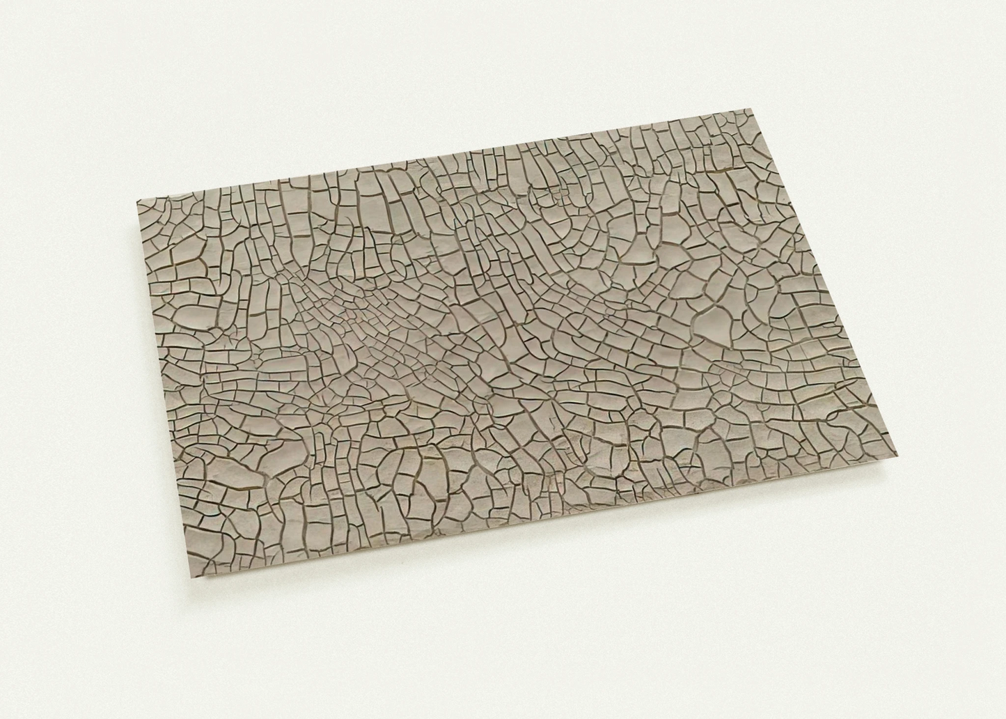Cretto Grande Bianco - 1982 By Alberto Burri Pack of 10 Post Cards | Alberto Burri Post Cards | A6 (10.5 x 14.8 cm) - 4.1 x 5.8 inches