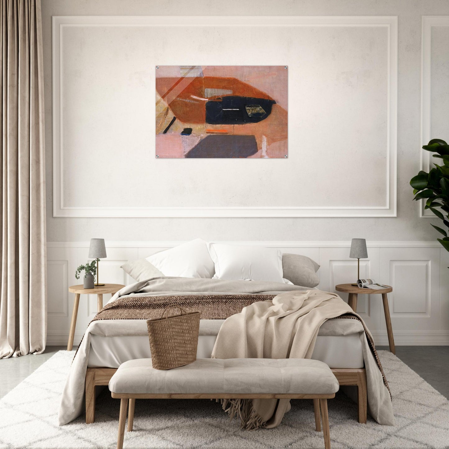 Number 2 - 1954 - Kenzo Okada Acrylic Print - 70x100 cm / 28x40″ inches