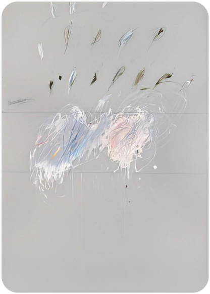 Nine Discourses on Commodus, Part VI By Cy Twombly Pack of 10 Post Cards | Cy Twombly Post Cards | A6 (10.5 x 14.8 cm) - 4.1 x 5.8 inches