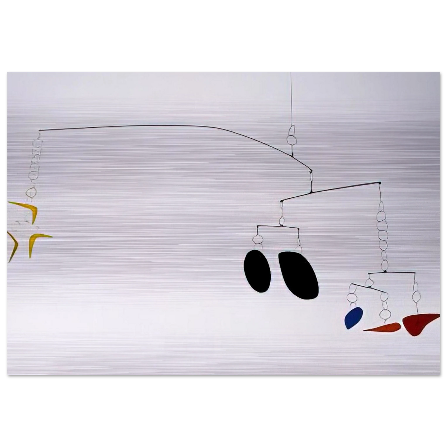 BOOMERANGS 1941 - Alexander Calder Brushed Aluminum Print - 70x100 cm / 28x40 inches | Alexander Calder Aluminum Print | Alexander Calder Prints