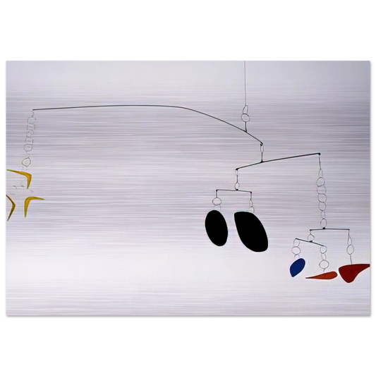 BOOMERANGS 1941 - Alexander Calder Brushed Aluminum Print - 70x100 cm / 28x40 inches | Alexander Calder Aluminum Print | Alexander Calder Prints