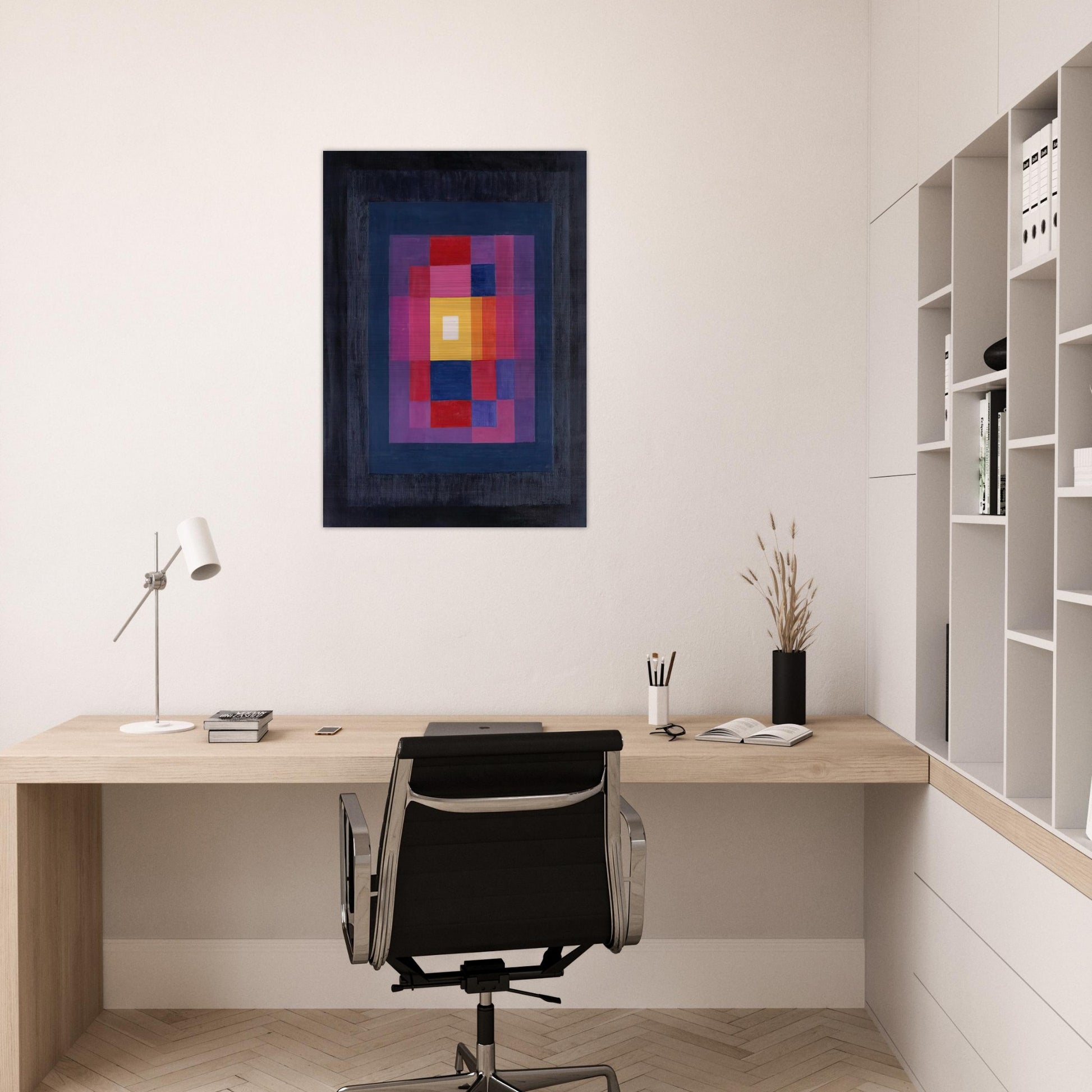 Education - 1966 - Johannes Itten Brushed Aluminum Print - 70x100 cm / 28x40 inches | Johannes Itten Aluminum Print | Johannes Itten Prints