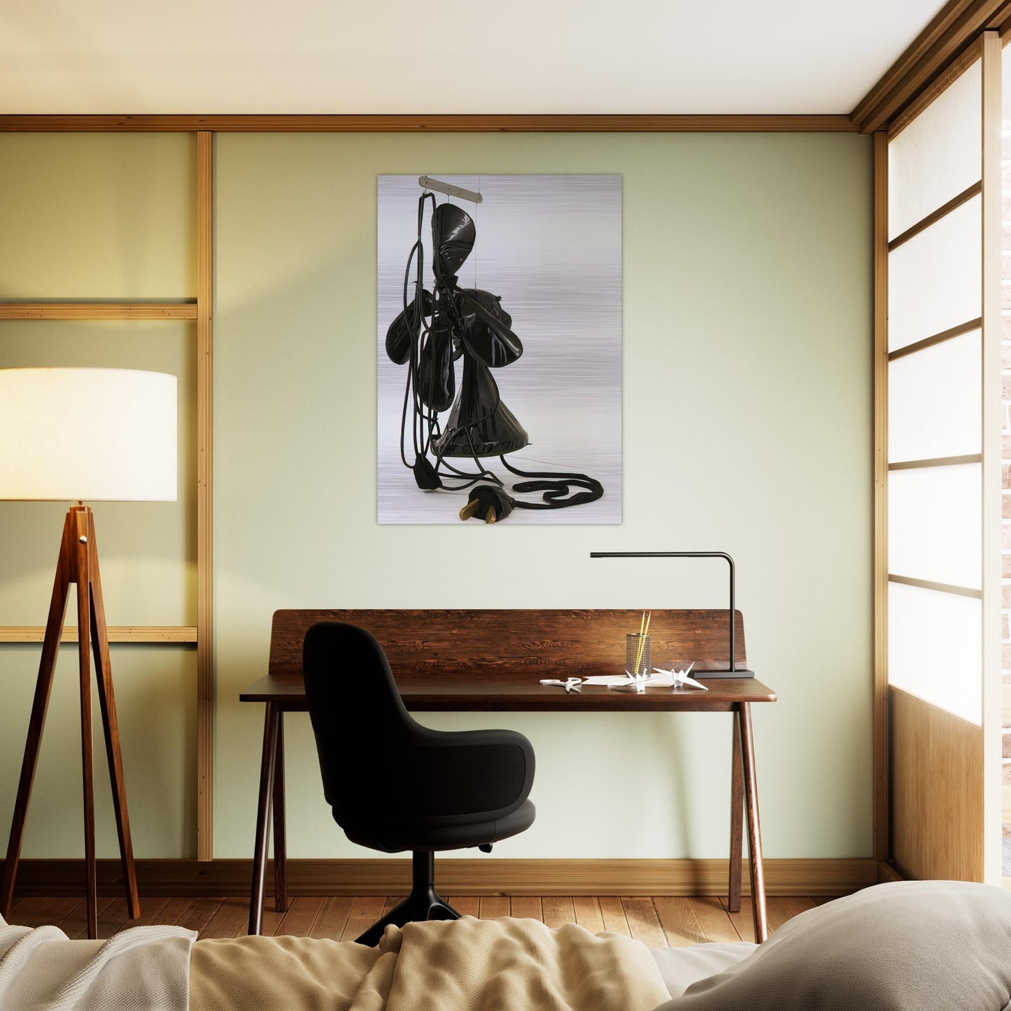 GIANT SOFT FAN 1967 - Claes Oldenburg Brushed Aluminum Print - 70x100 cm / 28x40 inches | Claes Oldenburg Aluminum Print | Claes Oldenburg Prints