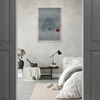 APARICIONS 3 1982 - Antoni Tapies Brushed Aluminum Print - 70x100 cm / 28x40 inches | Antoni Tapies Aluminum Print | Antoni Tapies Prints