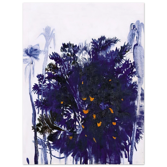 Brett Whiteley - Moreton Bay Fig and Palm Trees - figurative  75x100 cm / 30x40inches Fine Art Poster