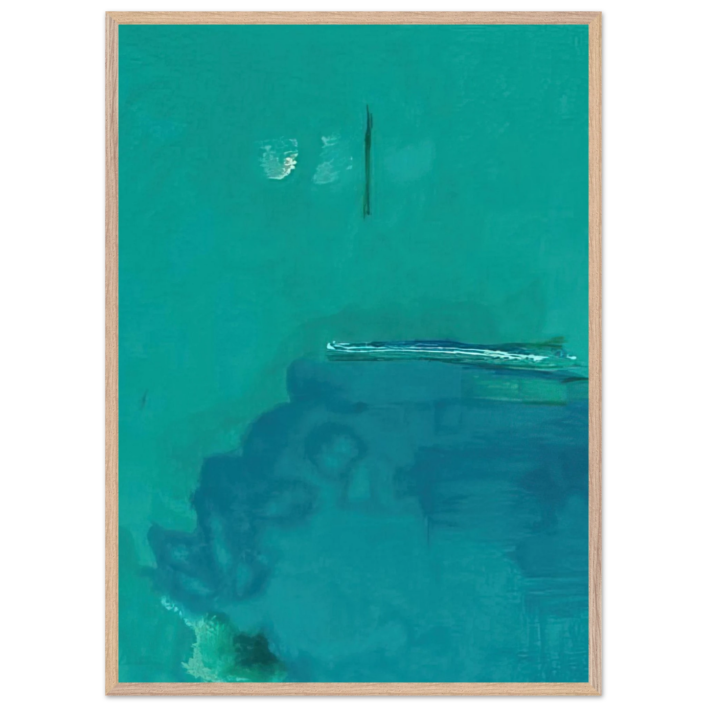 Helen Frankenthaler - Contentment Island - 2004 Wall art - A3 (29.7 x 42  cm) - Fine Art Poster-canvas - -