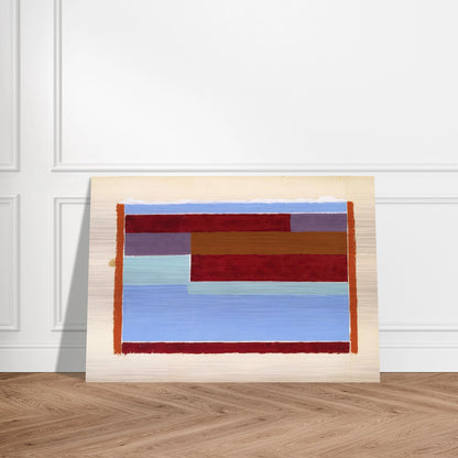 UNTITLED ABSTRACTION VIII 1937 - Josef Albers Brushed Aluminum Print - 70x100 cm / 28x40 inches | Josef Albers Aluminum Print | Josef Albers Prints