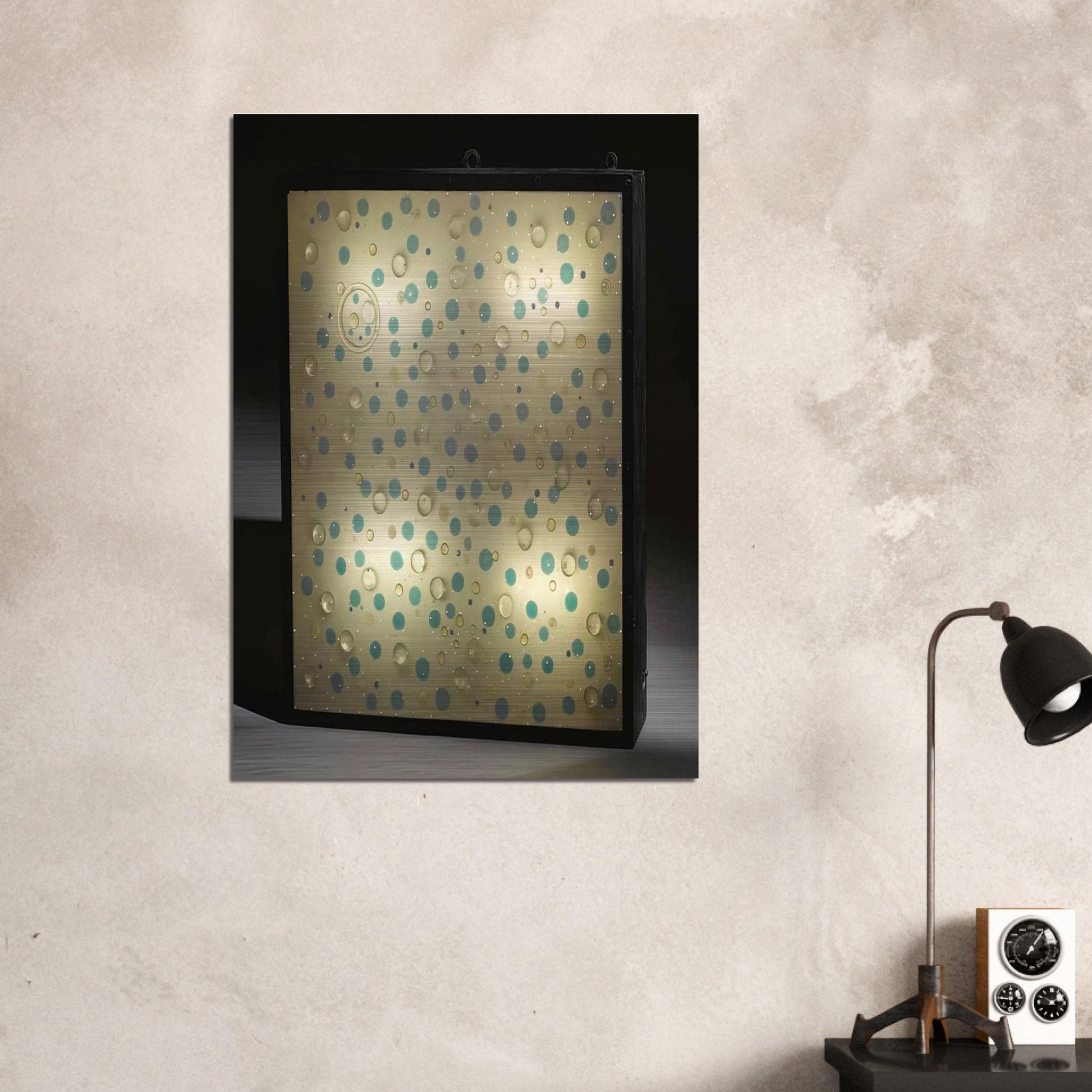 Reloj espacial - Kinetic Art - Gyula Kosice Brushed Aluminum Print - 70x100 cm / 28x40 inches | Gyula Kosice Aluminum Print | Gyula Kosice Prints