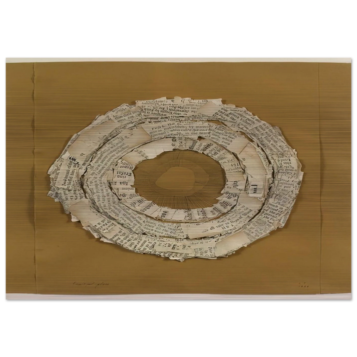 FRUITFUL PLACE 1966 - Lenore Tawney Brushed Aluminum Print - 70x100 cm / 28x40 inches | Lenore Tawney Aluminum Print | Lenore Tawney Prints