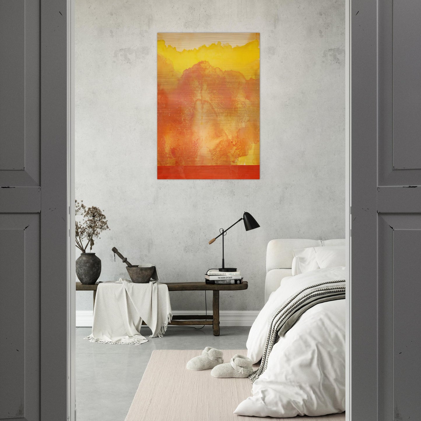 Pathfinder - 1970 - Ronnie Landfield Brushed Aluminum Print - 70x100 cm / 28x40 inches | Ronnie Landfield Aluminum Print | Ronnie Landfield Prints