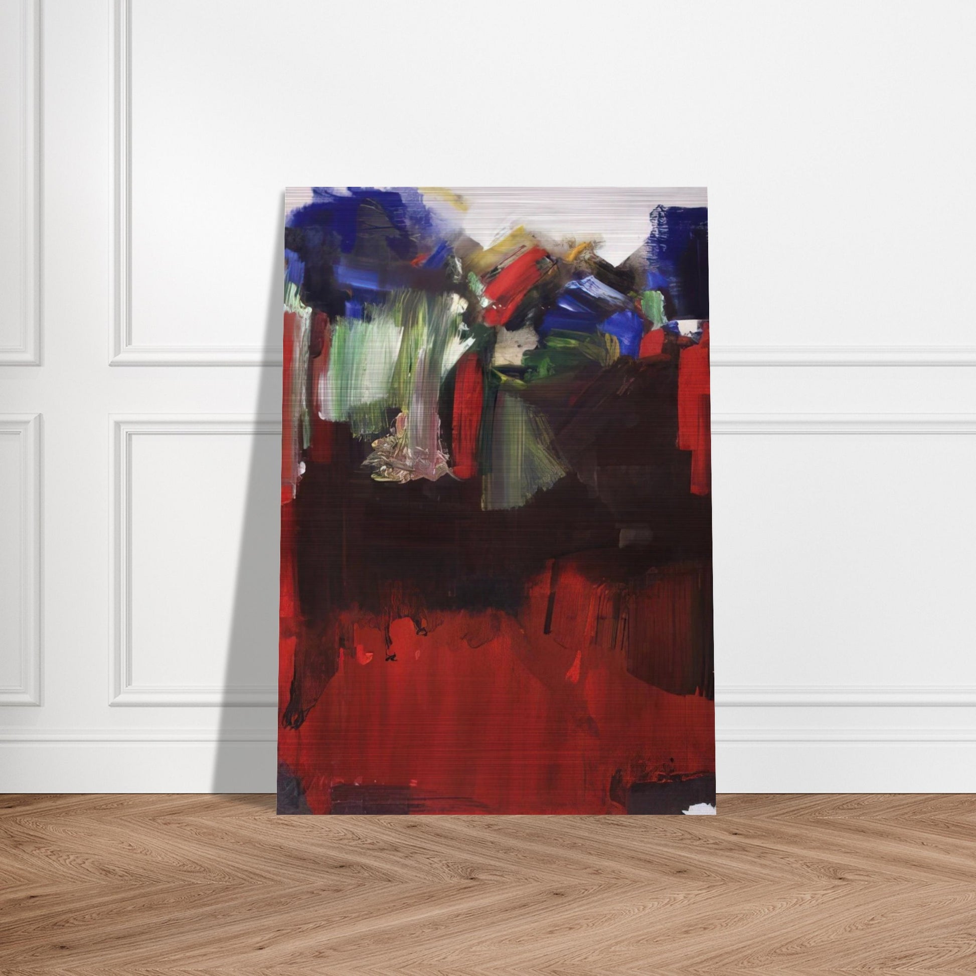 Nulli Secundus - Hans Hofmann Brushed Aluminum Print - 70x100 cm / 28x40 inches | Hans Hofmann Aluminum Print | Hans Hofmann Prints