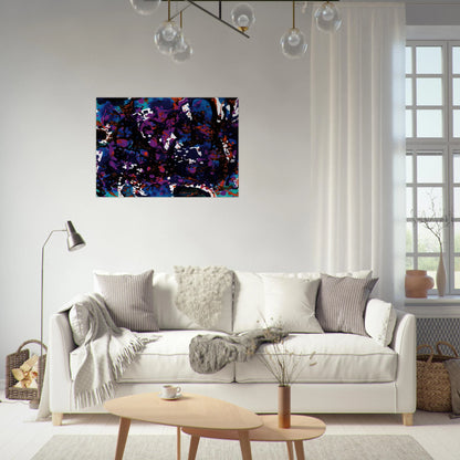 Untitled  SFP94-3  SF94-024  - Sam Francis Brushed Aluminum Print - 70x100 cm / 28x40 inches | Sam Francis Aluminum Print | Sam Francis Prints