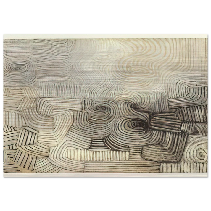 THE SNOWSTORM 1950 - Victor Pasmore Brushed Aluminum Print - 70x100 cm / 28x40 inches | Victor Pasmore Aluminum Print | Victor Pasmore Prints