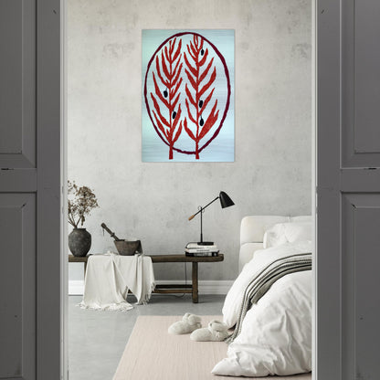 THE OLIVE BRANCH 2004 - Louise Bourgeois Brushed Aluminum Print - 70x100 cm / 28x40 inches | Louise Bourgeois Aluminum Print | Louise Bourgeois Prints