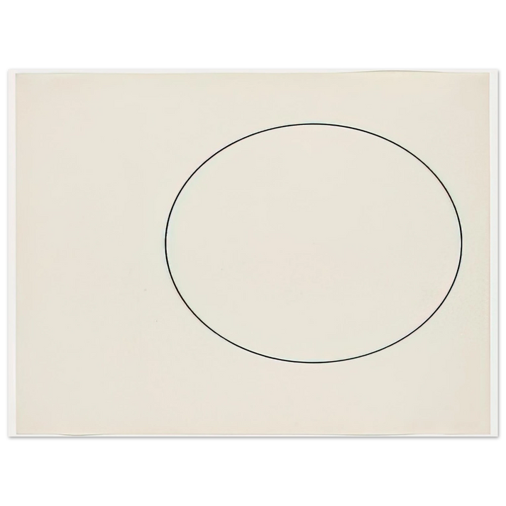 Ellsworth Kelly - Circle Line  75x100 cm / 30x40inches Fine Art Poster