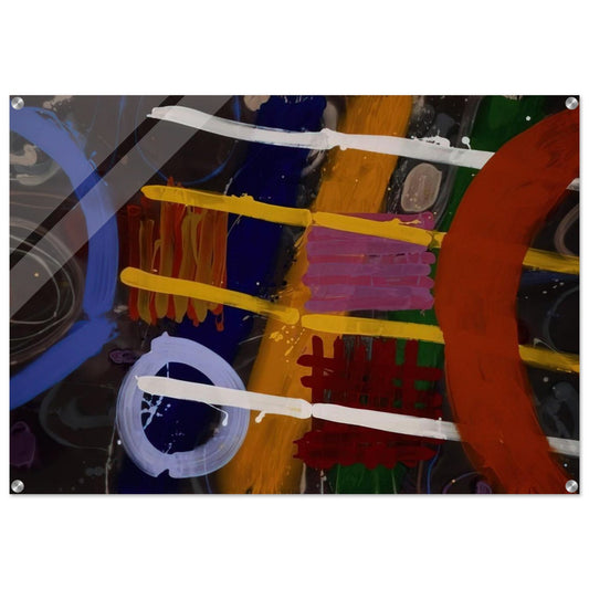 Buchanan - 1987 - Albert Irvin Acrylic Print - 70x100 cm / 28x40″ inches