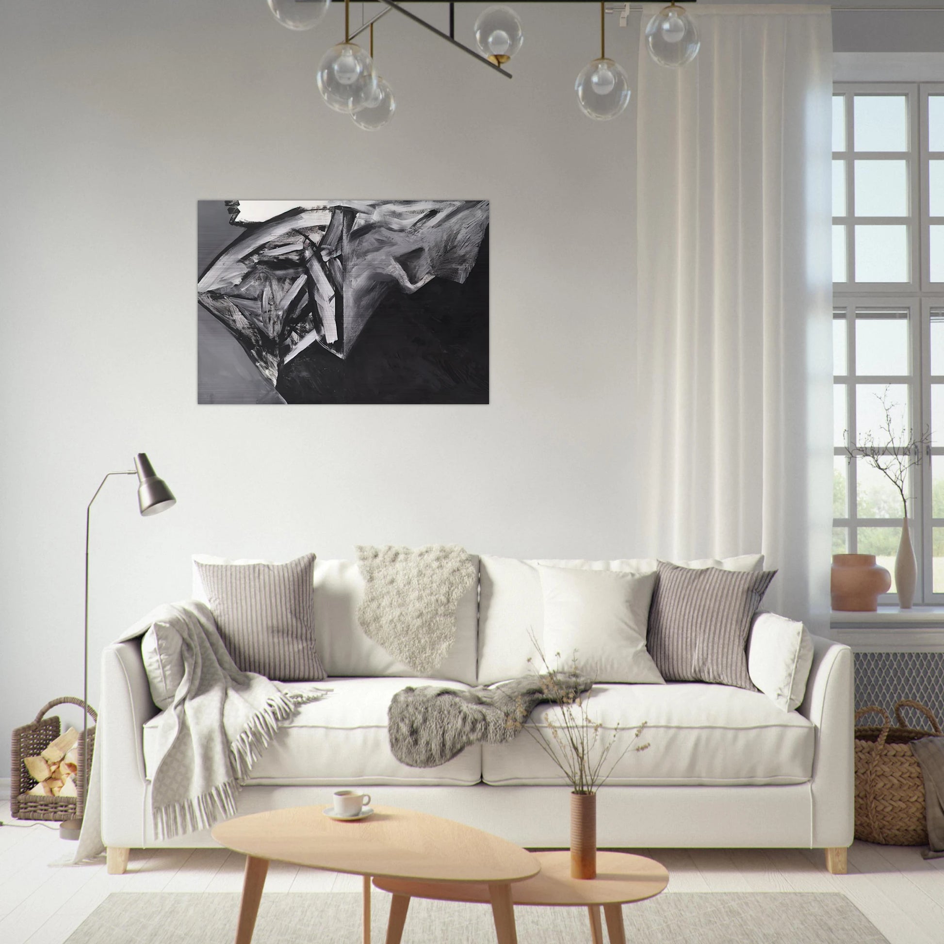 Jay DeFeo/BIG/Samurai No. 8 - Jay DeFeo Brushed Aluminum Print - 70x100 cm / 28x40 inches | Jay DeFeo Aluminum Print | Jay DeFeo Prints
