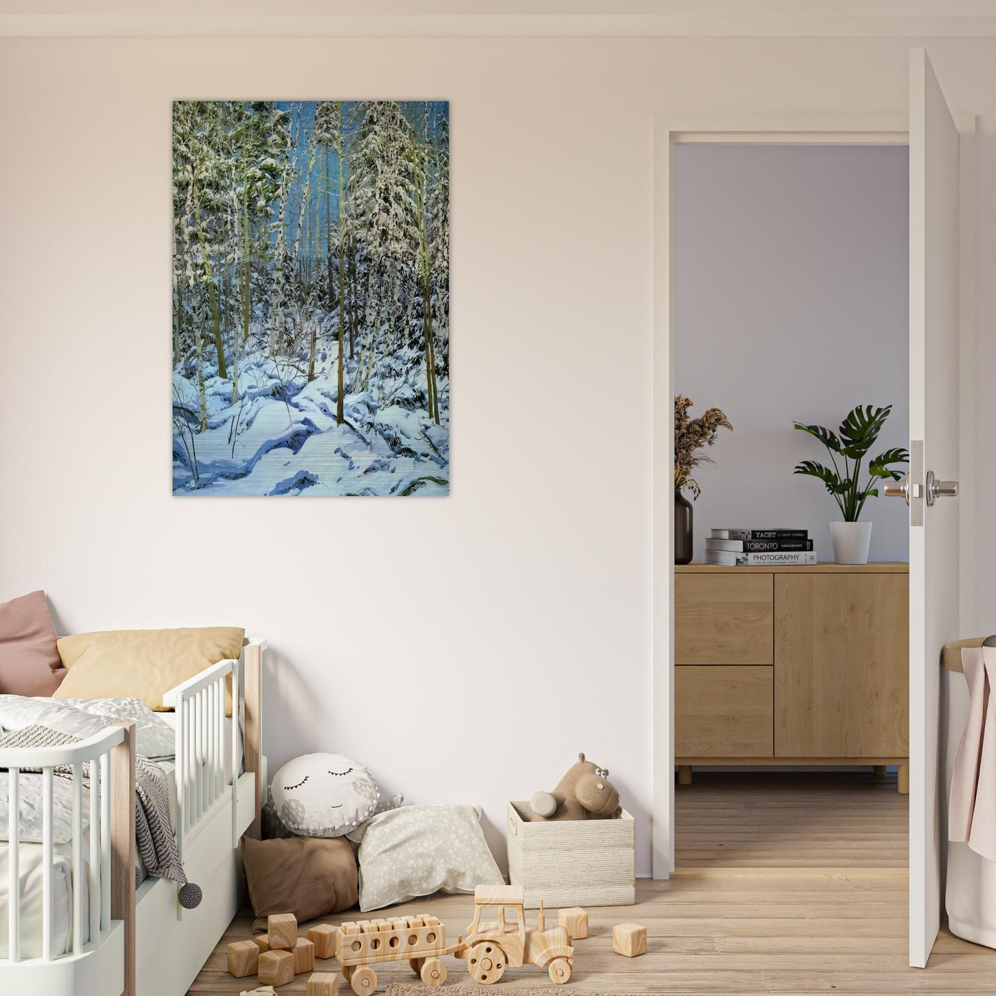 Shadow - Contemporary Realism - Neil Welliver Brushed Aluminum Print - 70x100 cm / 28x40 inches | Neil Welliver Aluminum Print | Neil Welliver Prints