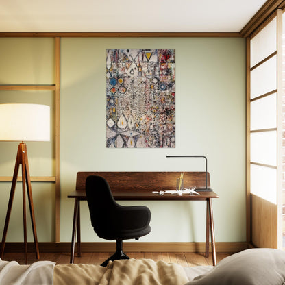 White Gothic #3 - 1957 - Richard Pousette-Dart Brushed Aluminum Print - 70x100 cm / 28x40 inches | Richard Pousette-Dart Aluminum Print | Richard Pousette-Dart Prints