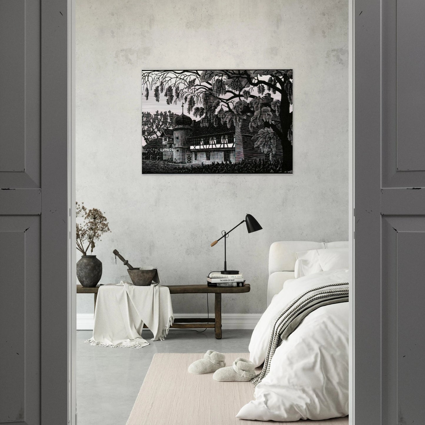 ESCHER (12) - MC Escher Brushed Aluminum Print - 70x100 cm / 28x40 inches | MC Escher Aluminum Print | MC Escher Prints