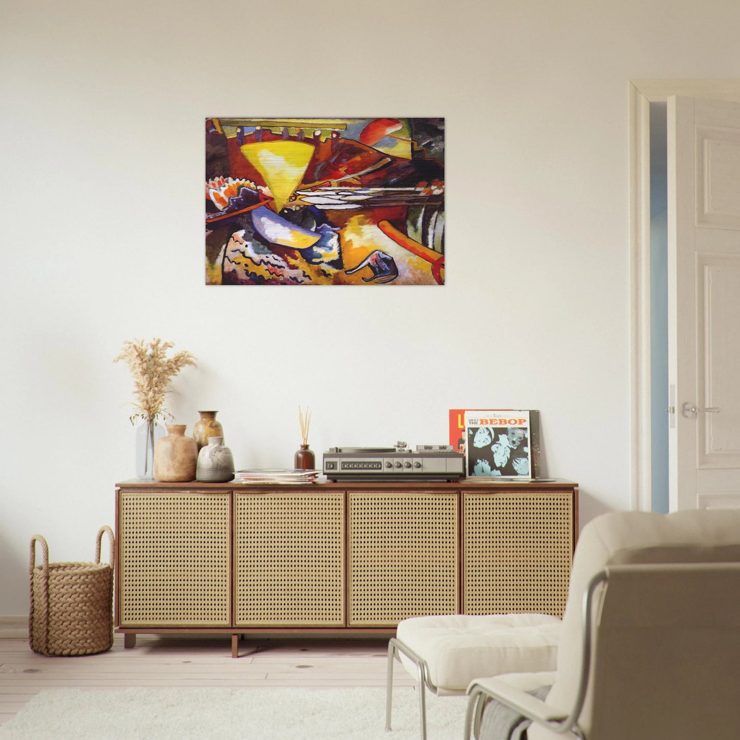 IMPROVISATION 11 1910 - Wassily Kandinsky Brushed Aluminum Print - 70x100 cm / 28x40 inches | Wassily Kandinsky Aluminum Print | Wassily Kandinsky Prints