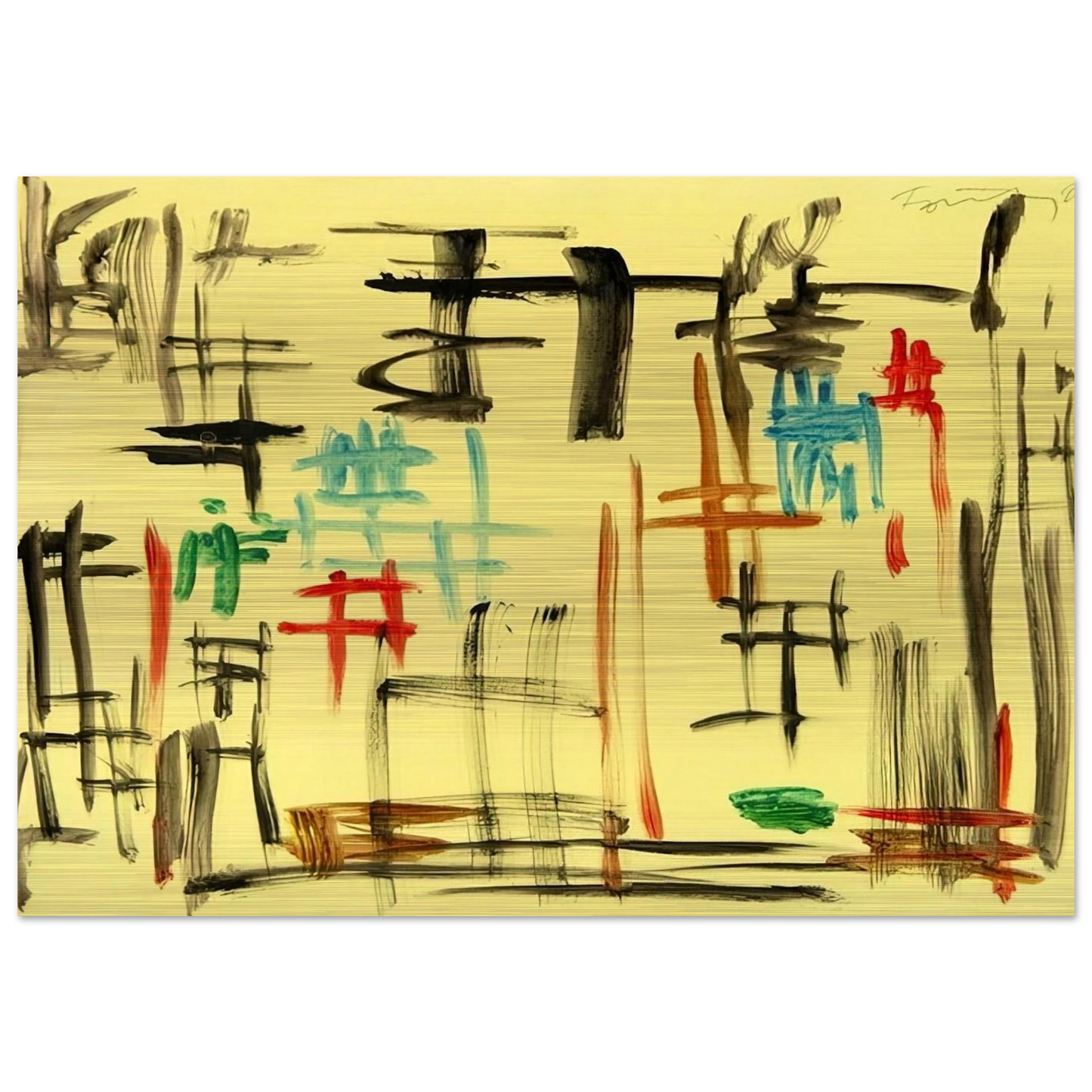 Untitled 05.B.0098 - 2005 - Gunther Forg Brushed Aluminum Print - 70x100 cm / 28x40 inches | Gunther Forg Aluminum Print | Gunther Forg Prints
