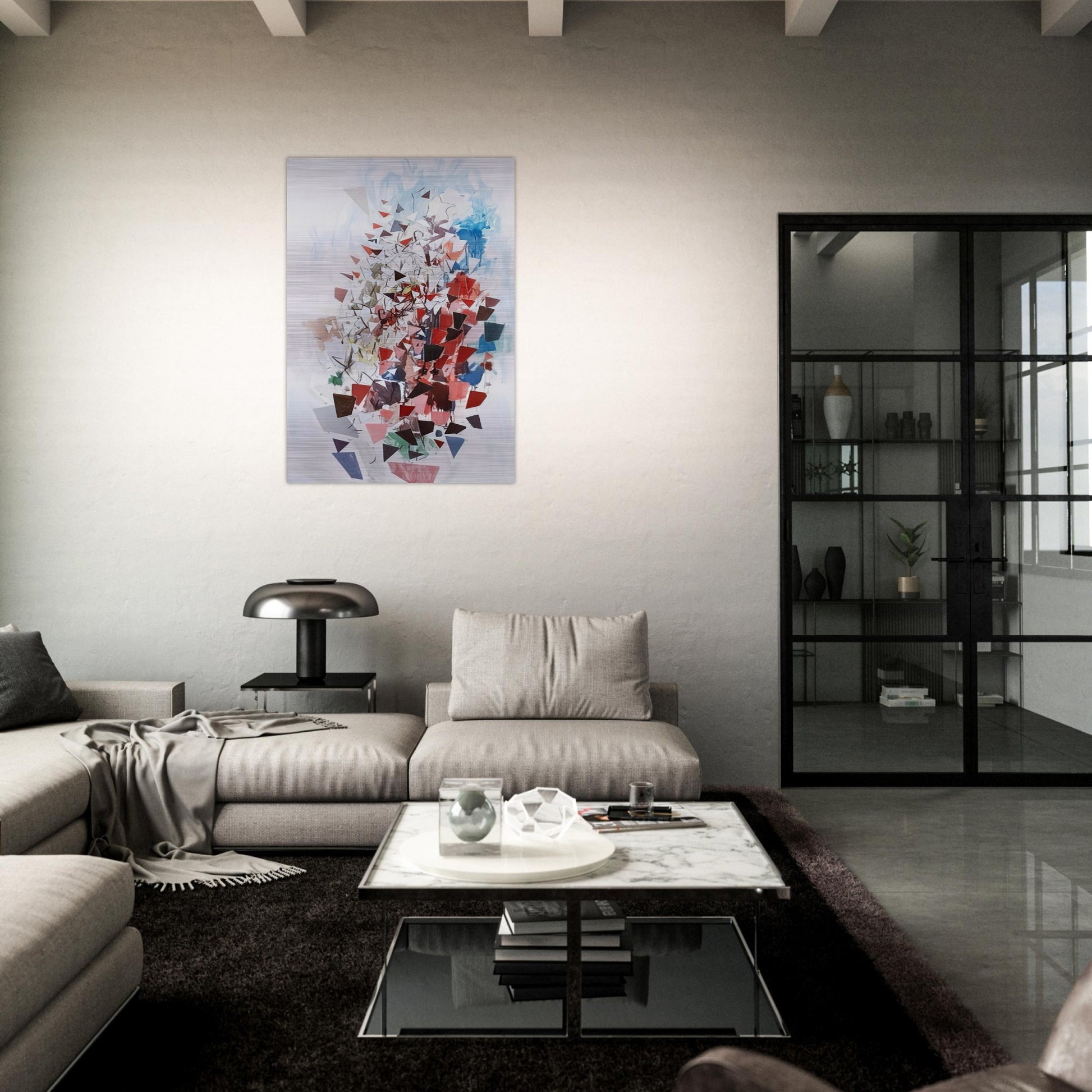 Soaring II - 1994 - Robert Goodnough Brushed Aluminum Print - 70x100 cm / 28x40 inches | Robert Goodnough Aluminum Print | Robert Goodnough Prints