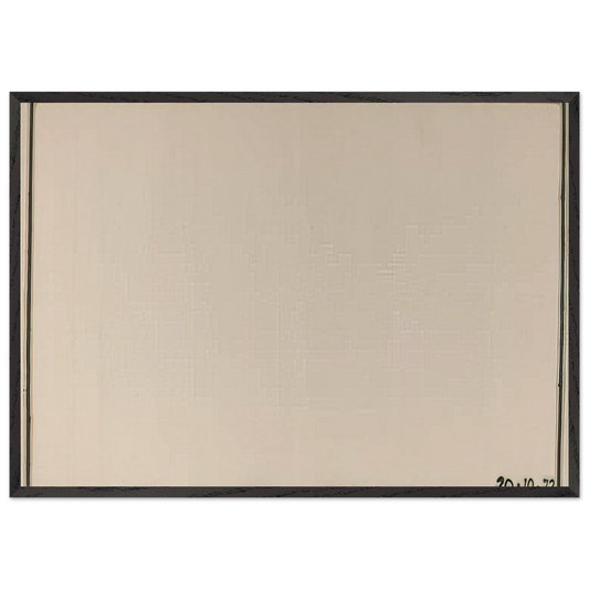 Mr Paranoia VII 201072 No 106 - 1972 - Bob Law 70x100 cm / 28x40 inches Framed Art Print – Black Wooden Frame