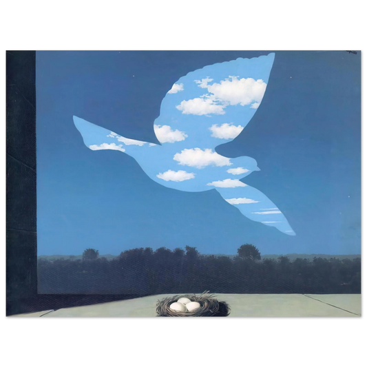 Rene Magritte - THE RETURN 1940  75x100 cm / 30x40inches Fine Art Poster