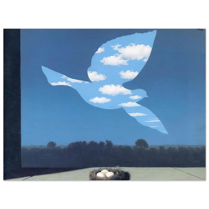 Rene Magritte - THE RETURN 1940  75x100 cm / 30x40inches Fine Art Poster