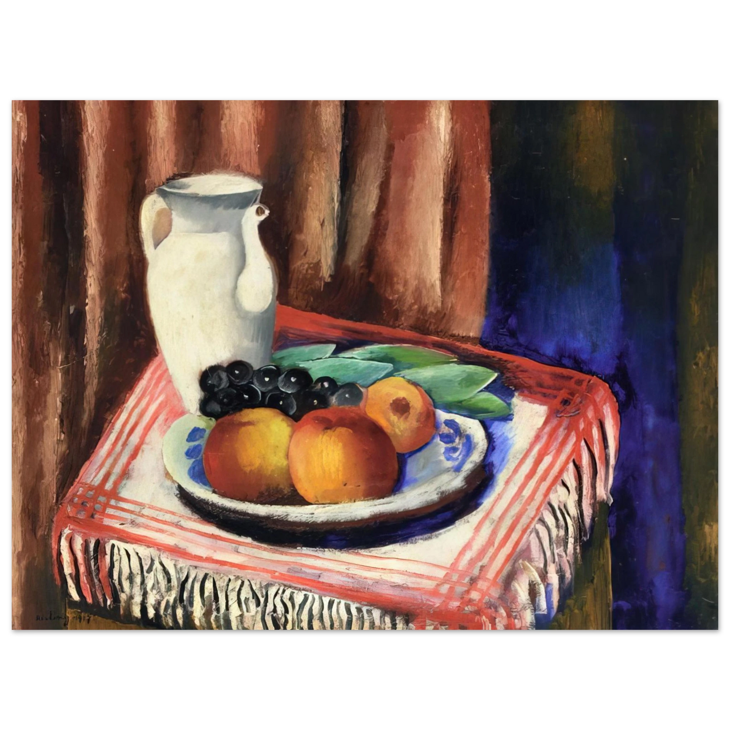 Moise Kisling - STILL LIFE WITH LEMONS 1917  75x100 cm / 30x40inches Fine Art Poster