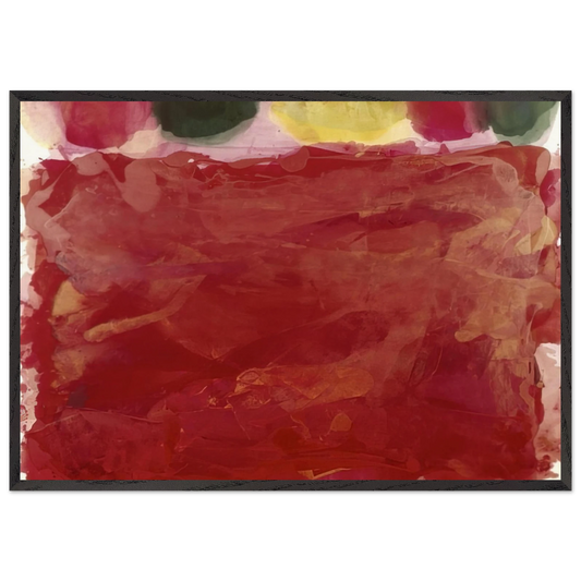 Parade - 1974 - Albert Irvin 70x100 cm / 28x40 inches Framed Art Print – Black Wooden Frame