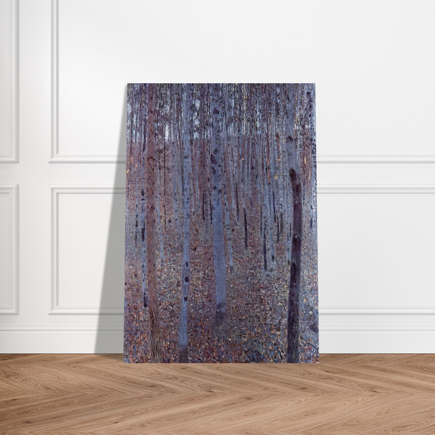 BUCHENHAIN - Gustav Klimt Brushed Aluminum Print - 70x100 cm / 28x40 inches | Gustav Klimt Aluminum Print | Gustav Klimt Prints