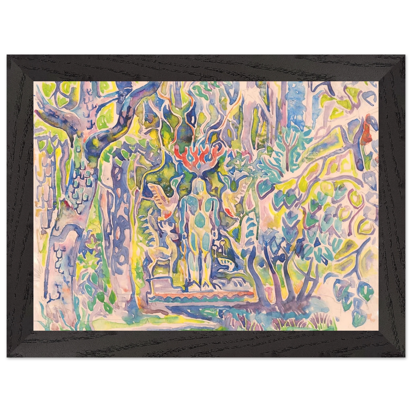 Walter Inglis Anderson - Walter Anderson Wall art - 30x40 cm / 12x16 inches - Premium Wooden Framed Poster With Fine Art Paper-canvas - Black frame